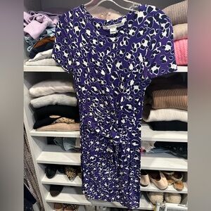 Diane von furstenberg fitted dress size xs